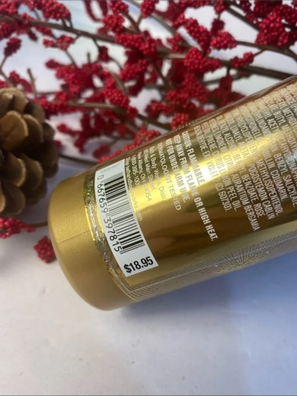 “Touch of Gold” New Fine Fragrance Mist Full Size
